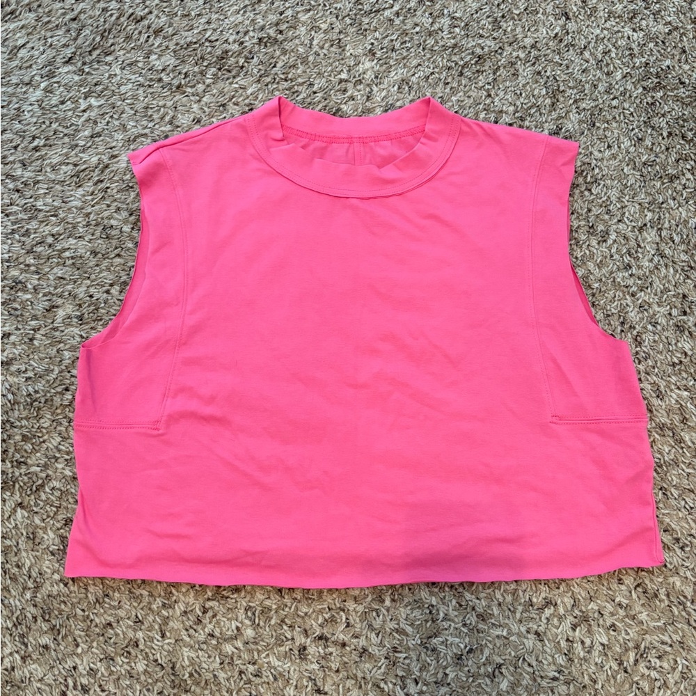 Amazon Women's Hot Pink Muscle Tee